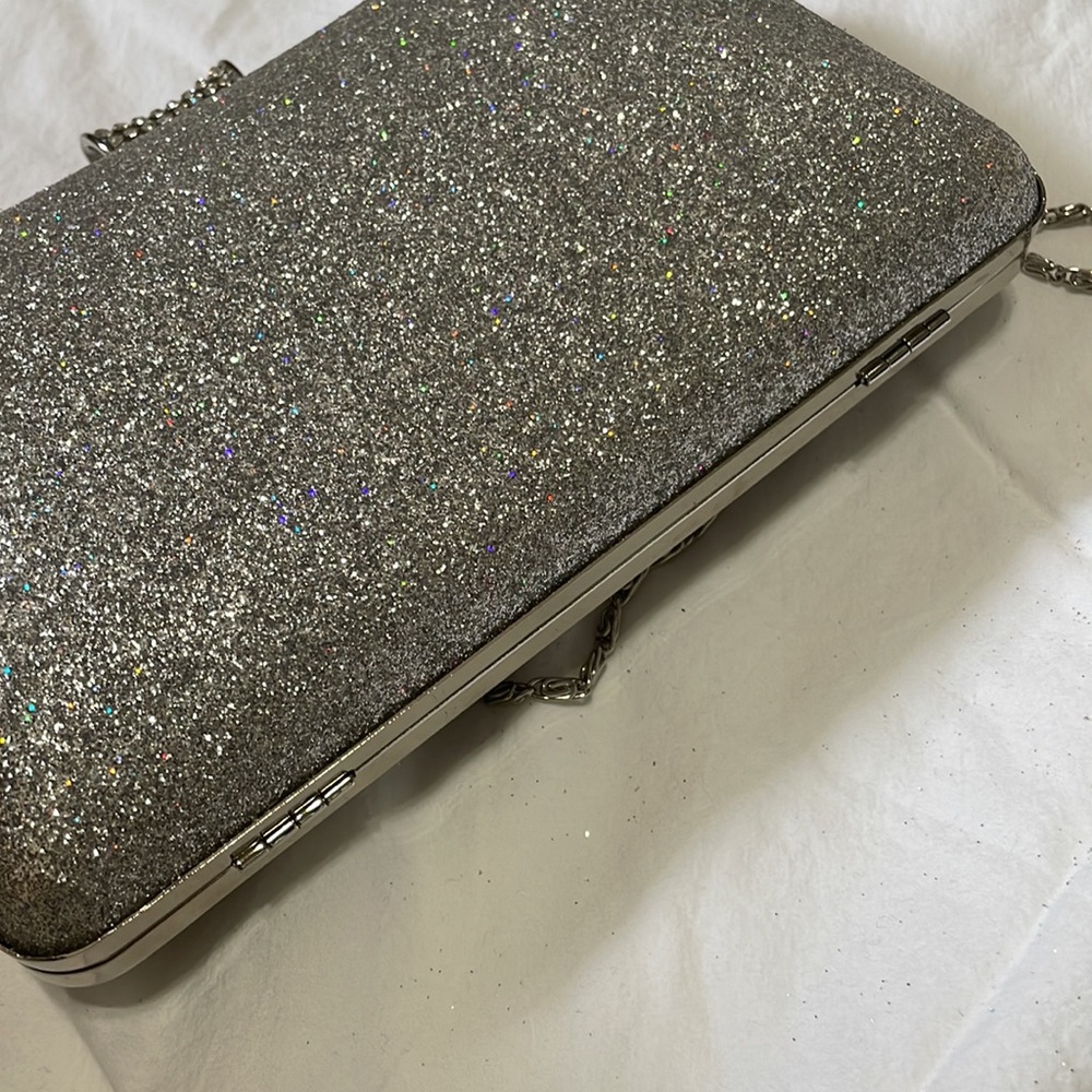 Glitter Silver Hard Shell Purse - image 4